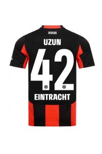 Eintracht Frankfurt Can Uzun #42 Fotballdrakt Hjemme Klær 2025-26 Korte ermer